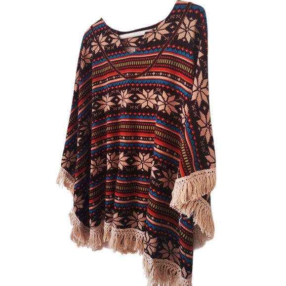 Colorful Poncho - Picture 3 of 5